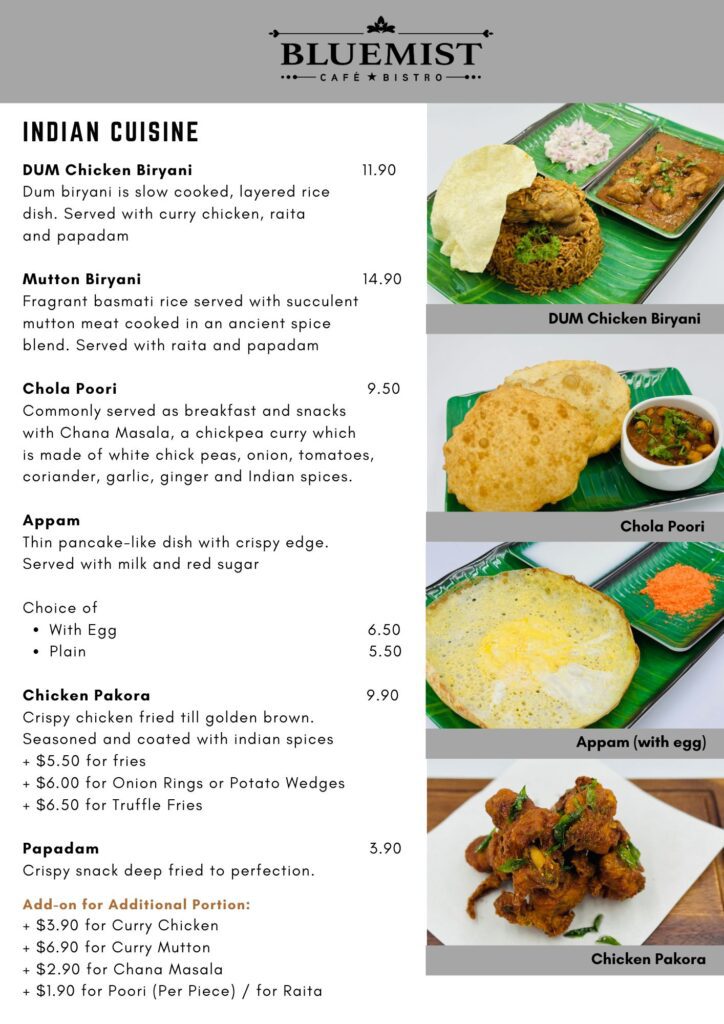 Extended Indian Food 13 Oct